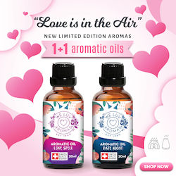 We Luv Aromas Αρωματικό Έλαιο Υδατοδιαλυτό Love Spell & Date Night 2τμχ 20ml