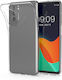 KWmobile Umschlag Rückseite Silikon Transparent (Motorola Moto G51 5G)