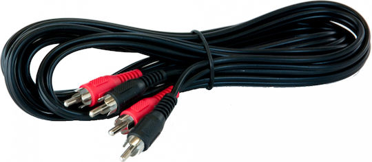 Master Audio Кабел RCA мъжки - RCA мъжки 3м RCA024/3.0