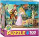 Kinderpuzzle Princess Song für 5++ Jahre 100pcs Eurographics