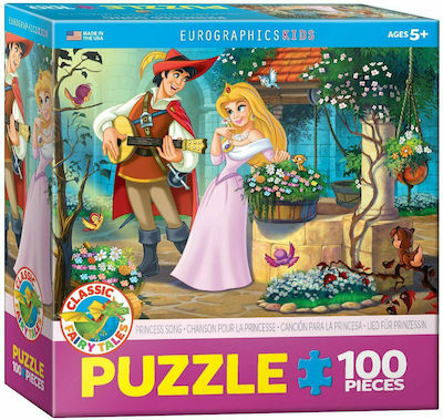 Kinderpuzzle Princess Song für 5++ Jahre 100pcs Eurographics