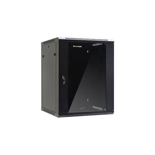 Netrack Wandmontiert Rack-Schrank 15U 60x60cm Schwarz 019-150-66-022