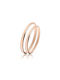 Pink Gold Ring SL01G Slim MASCHIO FEMMINA 9 Carat Ring Size:41 (Unit Price)