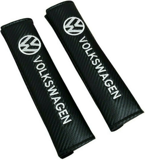 Autositzgurt-Pads VW Schwarz 2Stück