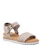 BOBS Desert Kiss Летни дамски платформи в стил еспадрили Taupe