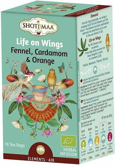 Shoti Maa Life On Wings Fennel Organic Product 16 Bags 32gr