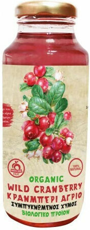HealthTrade Συμπυκνωμένος Βιολογικός Χυμός Cranberry Χωρίς Ζάχαρη 250ml