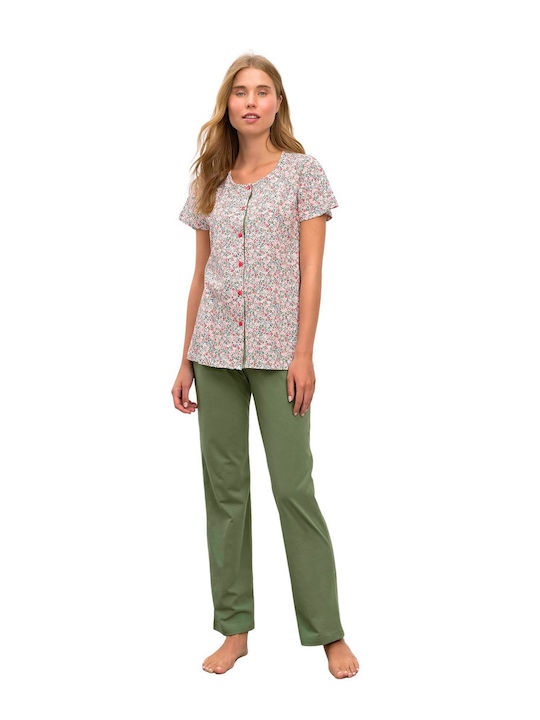 Vamp Set Winter Women's Pajamas Khaki