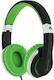 Rockpapa I20 Wired Pe ureche Album foto pentru copii Headphones Verde