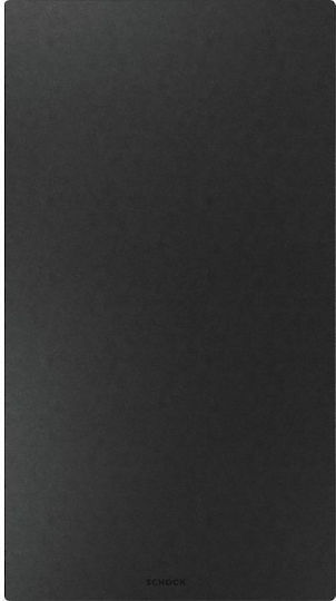 Schock Rectangular Plastic Chopping Board Black 36.8x18.5cm