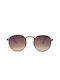 Charly Therapy Manhattan Sunglasses with Brown Metal Frame and Brown Gradient Lens