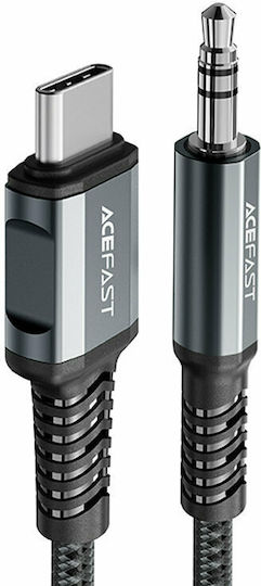 Acefast C1-08 Geflochten USB 2.0 Kabel USB-C männlich - 3.5mm Gray 1.2m