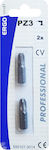 Ergo Set 2 Screwdriver Bits Star/Torx