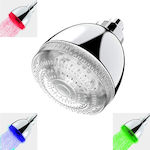 LED Shower Head με Φωτισμό LED Κεφαλή Ντουζ 1τμχ 876091 OEM