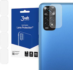 3MK Lens Protection 4 pcs Προστασία Κάμερας Tempered Glass Διάφανο για το Redmi Note 11