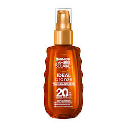 Garnier Ambre Solaire Ideal Bronze Масло Слънцезащитен Фактор SPF20 150мл Garnier Ambre Solaire Ideal Bronze Масло Слънцезащитен Фактор SPF20 150мл