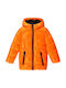 Kids' Quilted Jacket Short with Hood Orange