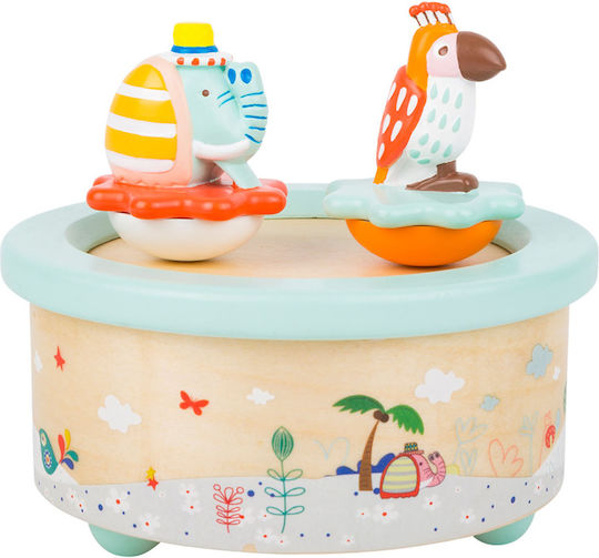Small Foot Music Box Parrot and Elephant