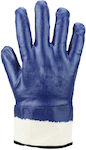 Cresman Gloves for Work Blue Nitrile Oil