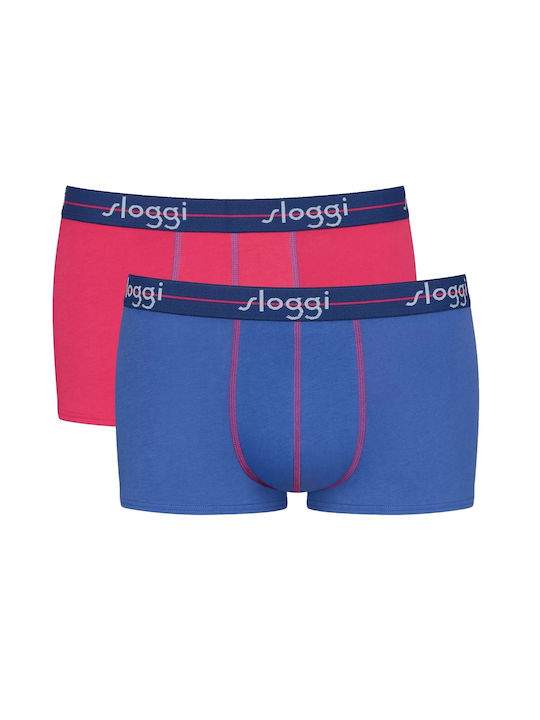 Sloggi Men's Boxers Blue / Pink 2Pack