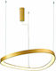 Aca Harmony Pendant Light LED Suspension Gold