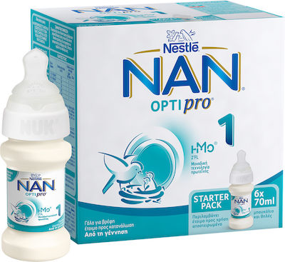 Nestle Nan Optipro 1 70ml για 0+ μηνών 6τμχ