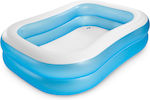 Intex Family Swim Center Παιδική Πισίνα Φουσκωτή Μπλε 203x152x48εκ.