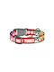 WauDog Looney Tunes Dog Collar in Red color with Smart ID 25mm x 35 - 58cm