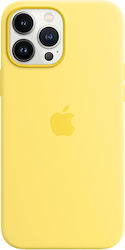 Apple Umschlag Rückseite Silikon Lemon Zest (iP...