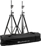 BoomToneDj SV200II Tripod Stand Set for PA Speaker Height 100-160cm