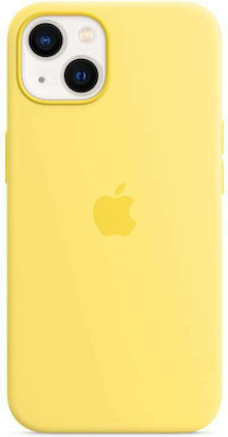 Apple Silicone Case With MagSafe Lemon Zest (iPhone 13)