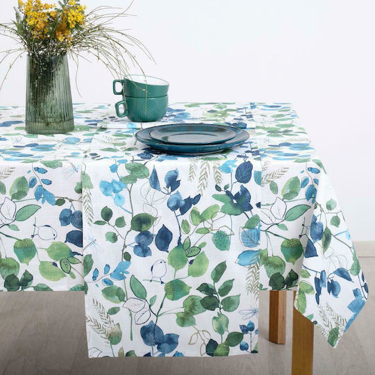 Dimeco Runner Cotton Grace Petrol 40x160cm