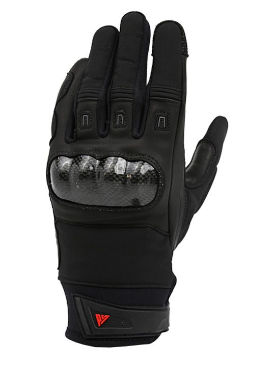 PS Winter Air Tech Winter Herren Motorradhandschuhe Black/Red