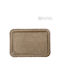 Espiel Kunststoff Rechteckig Serviertablett in Beige Farbe 30x20x1.5cm LTC2030K16-1 1Stück