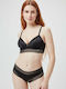 Gisela Σετ Εσωρούχων Bralette με Slip Μαύρο