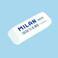 Milan Eraser Set for Pencil and Pen 4840 40pcs White