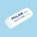 Milan Eraser Set for Pencil and Pen 4840 40pcs White