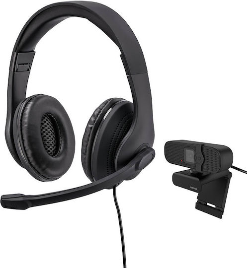 HAMA HS-USB300 On Ear Multimedia Headphone with Microphone USB-A