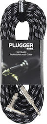 Plugger Easy 6,3 мм мъжки - 6,3 мм мъжки 10 м
