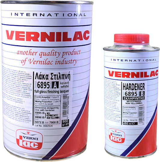 Vernilac Lacquer Polyurethane White Gloss 1.35lt