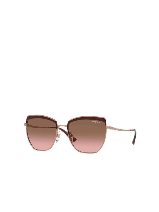 Vogue Women's Sunglasses with Rose Gold Metal Frame and Brown Gradient Lens VO4234S 5170/14