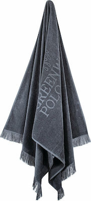 Greenwich Polo Club Beach Towel Cotton Gray 190x90cm.