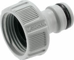 Gardena 18221-50 Faucet Hose Connector with 3/4" thread with Male-Male Thread 26.5mm