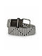 Emporio Armani Men's Knitted Wide Elastic Belt Multicolour