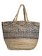 Ble Resort Collection Straw Beach Bag Blue