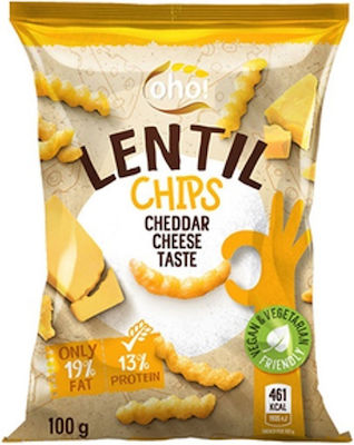 Oho! Lentil Chips Gustări cu brânză pufoasă made from Linte Brânză 100gr