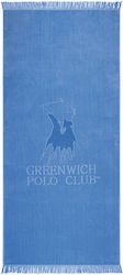 Greenwich Polo Club Purple Cotton Beach Towel 190x90cm