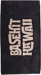Basehit Πετσέτα Θαλάσσης Μαύρη 86x160εκ.