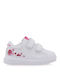 Exe Kids Sneaker White-Pink flower