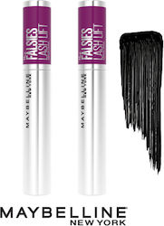 Maybelline The Falsies Instant Lash Lift Mascara für Band, Eisstockschießen & Länge Black 2x9.6ml